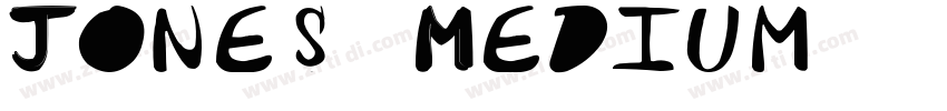 Jones Medium字体转换